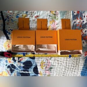 Louis Vuitton Signature Orange wallet/ card holder Boxes authentic